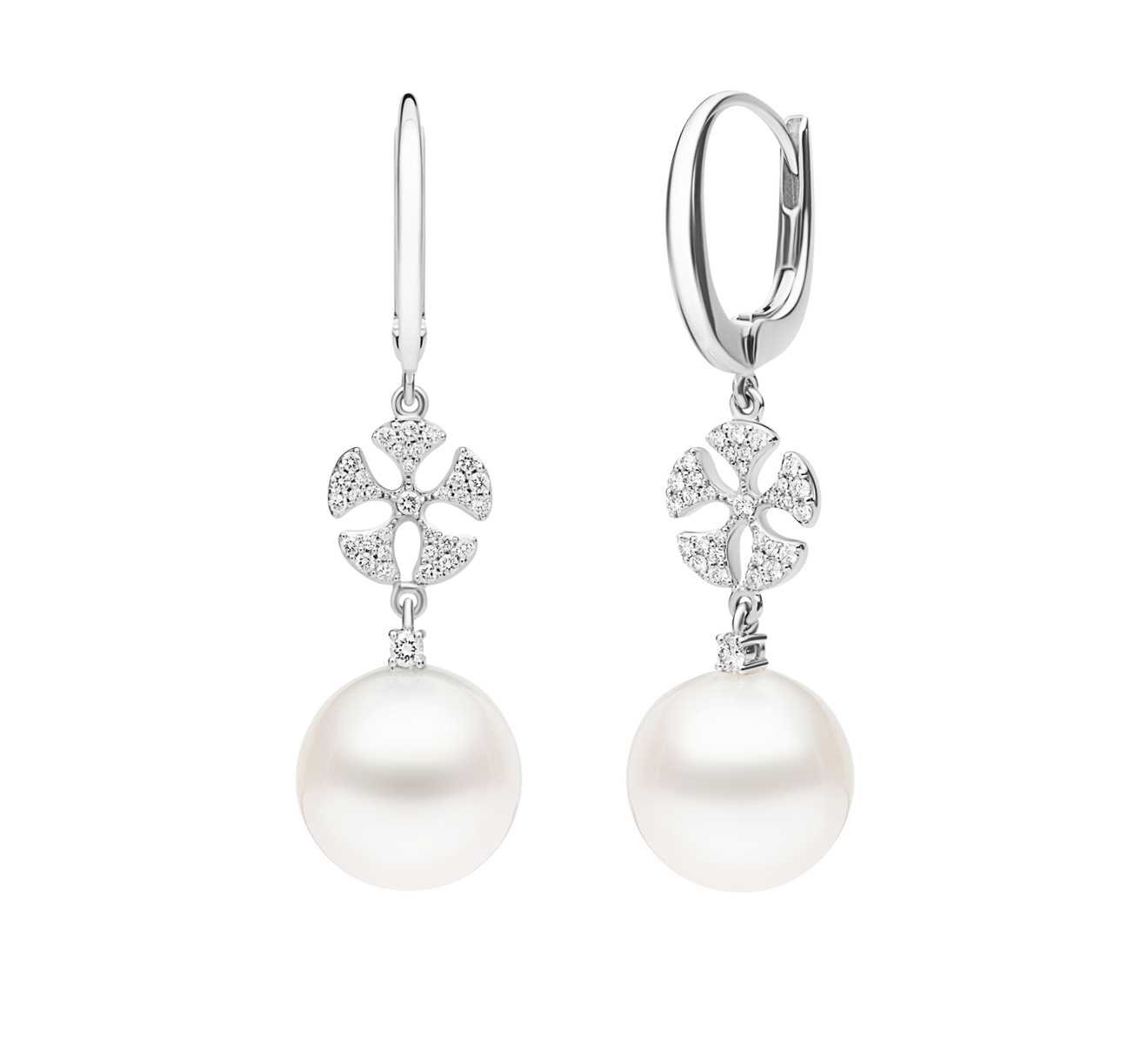 Серьги Classic Elegance MIKIMOTO Classic MEA 10135 NDXW - фото 2 – Mercury