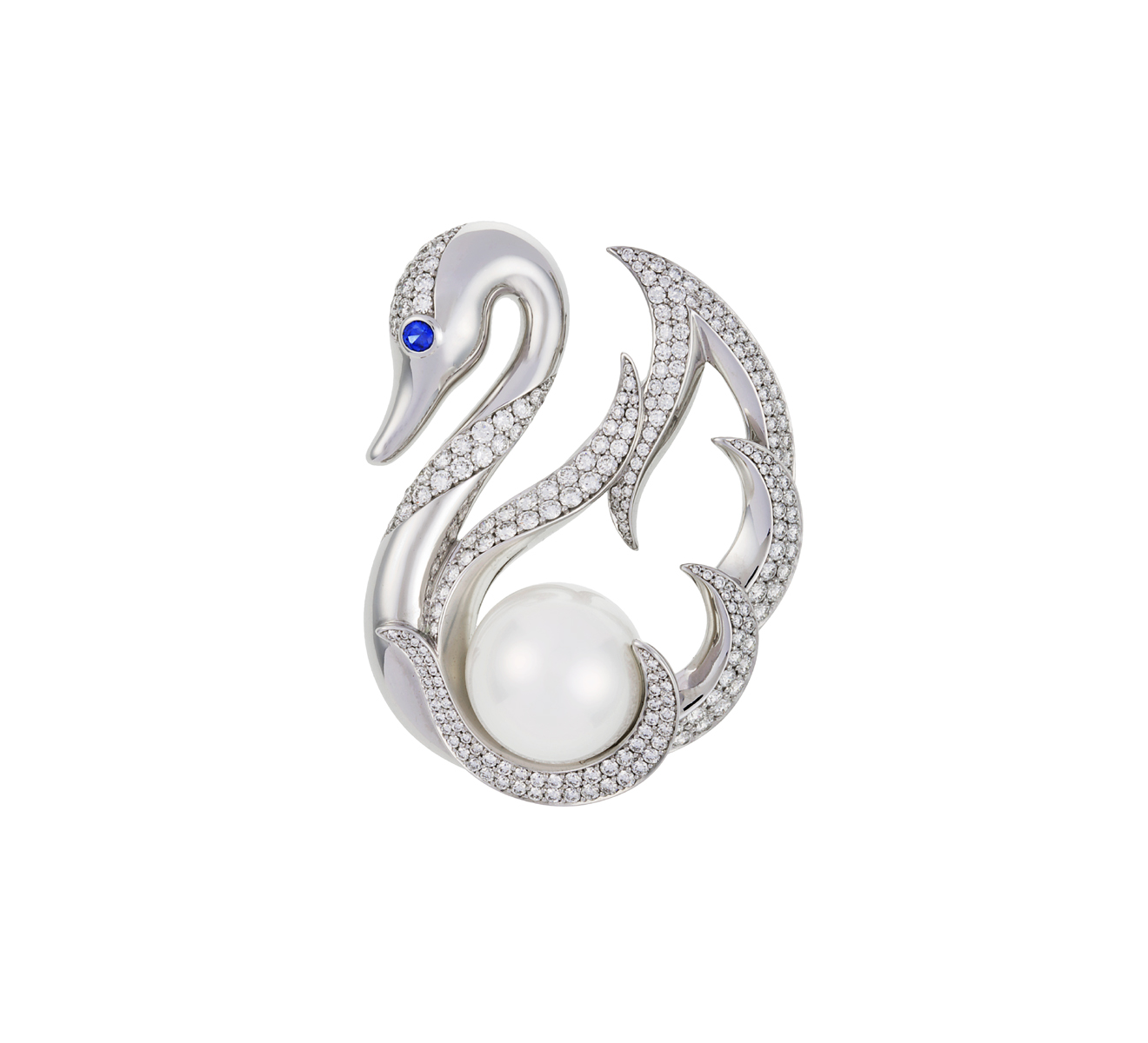 Брошь MIKIMOTO Classic MBA 10006 NZXW - фото 1 – Mercury