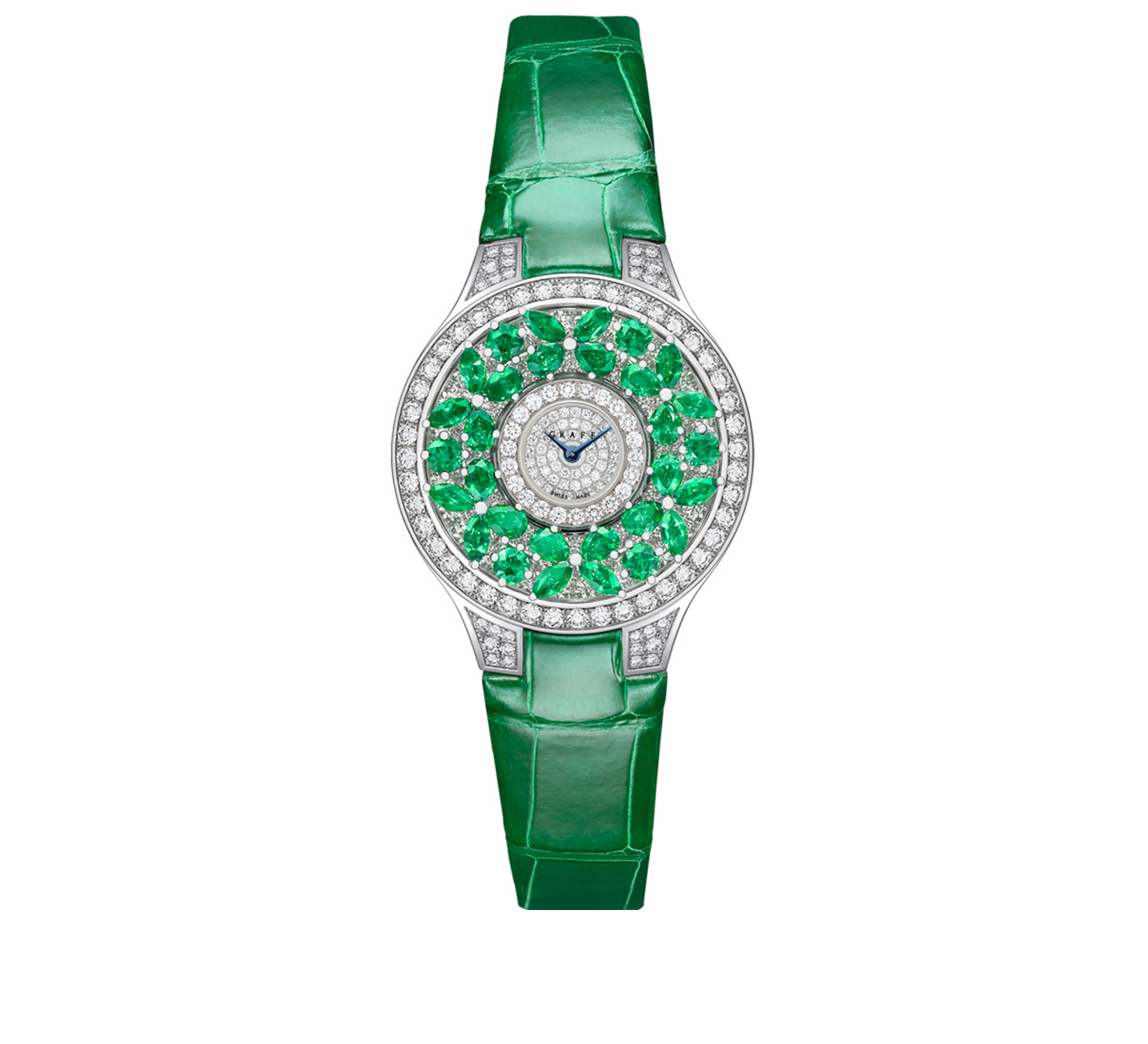 Часы Classic Butterfly Emerald GRAFF Butterfly BF32WGED - фото 1 – Mercury