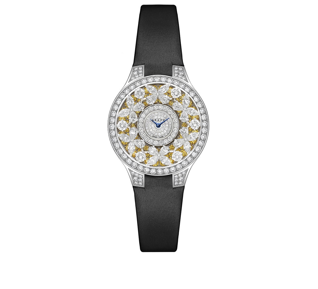 Часы Classic Butterfly Yellow Diamond GRAFF Butterfly BF32WGDY - фото 1 – Mercury