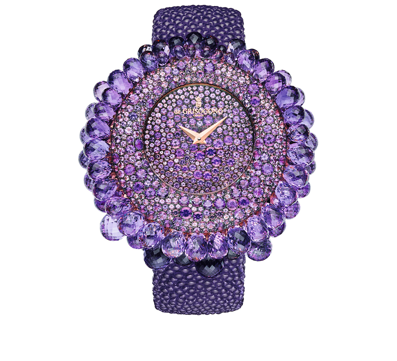 Часы Amethysts de GRISOGONO Grappoli GRAPPOLI S04 - фото 1 – Mercury