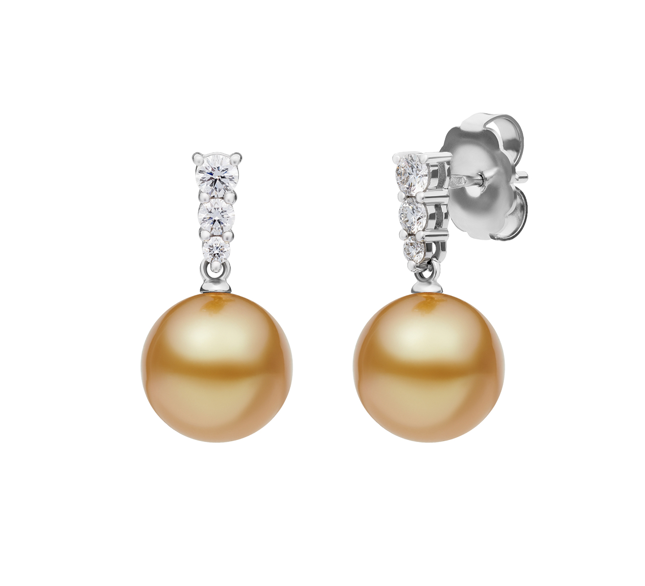 Серьги MIKIMOTO Morning Dew PEA 643 GDW - фото 2 – Mercury