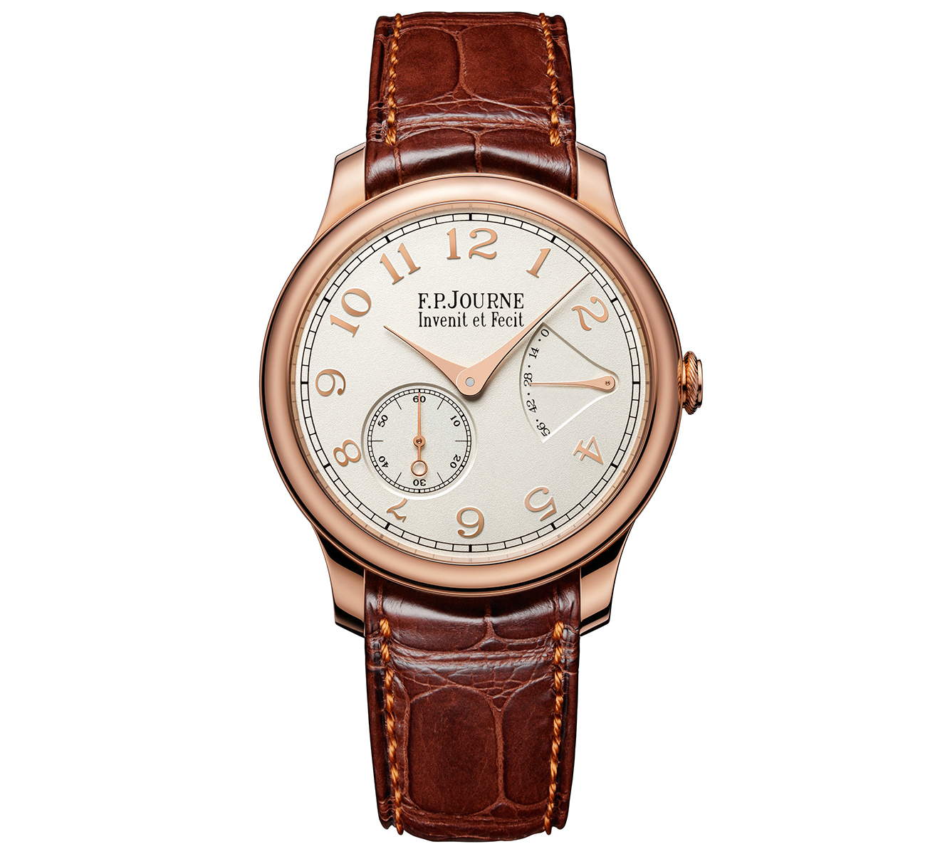 Часы Chronometre Rose Gold F.P.Journe Souveraine CHRONOMETRE SOUVERAIN/RG/OPALINE GOLD NUMERALS - фото 1 – Mercury