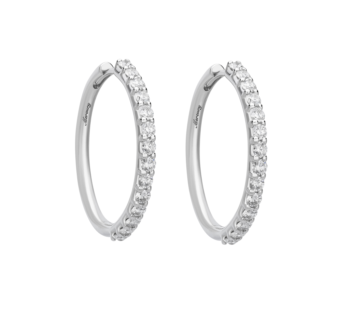 Серьги Mercury Classic ME10662/WG/HP0.35 - фото 1 – Mercury
