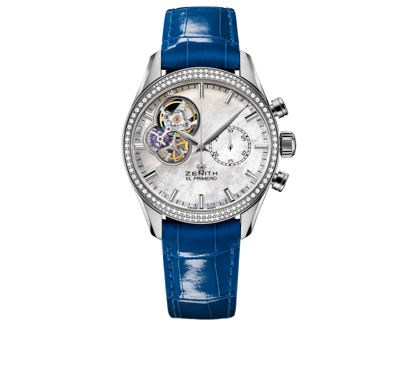 Часы Chronomaster Lady Blue ZENITH Chronomaster 16.2150.4062/81.C754 - фото 1 – Mercury