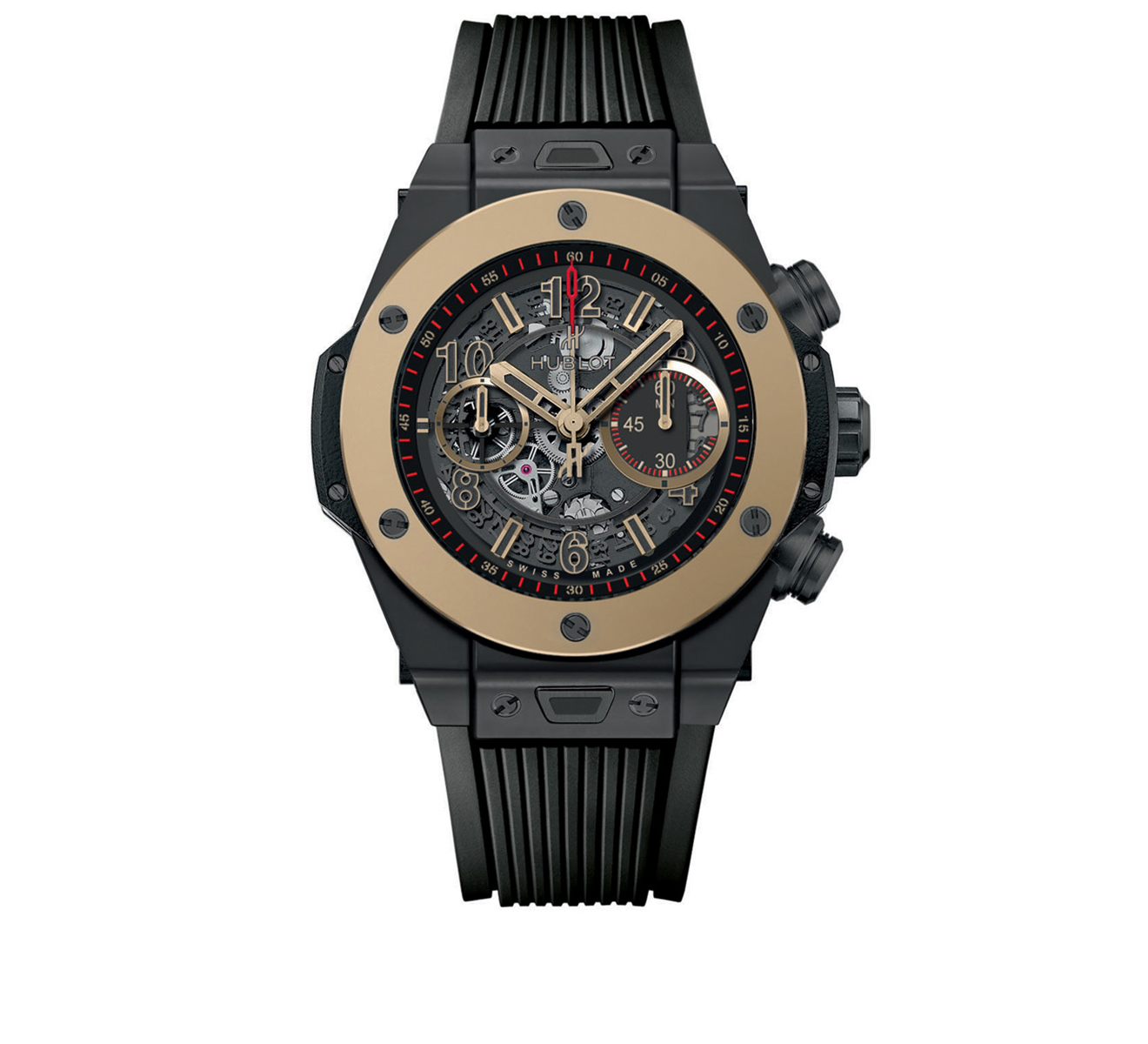 Часы Unico Ceramic Magic Gold HUBLOT Big Bang 411.CM.1138.RX - фото 1 – Mercury