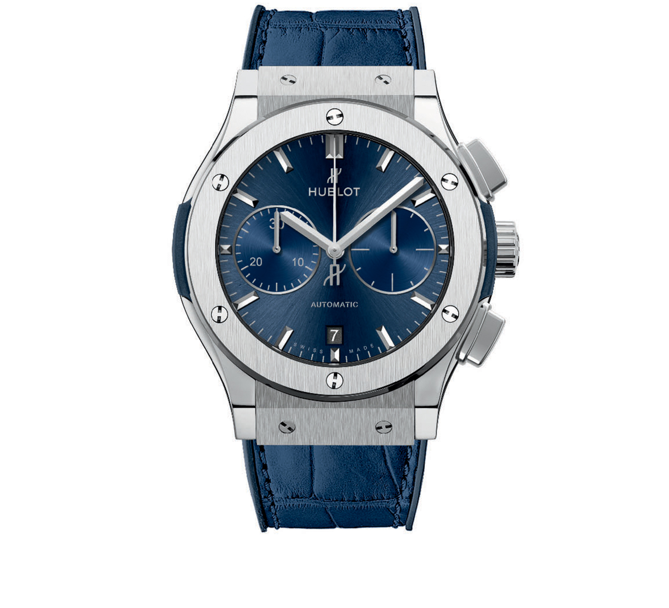 Часы Blue Chronograph Titanium HUBLOT Classic Fusion 521.NX.7170.LR - фото 1 – Mercury