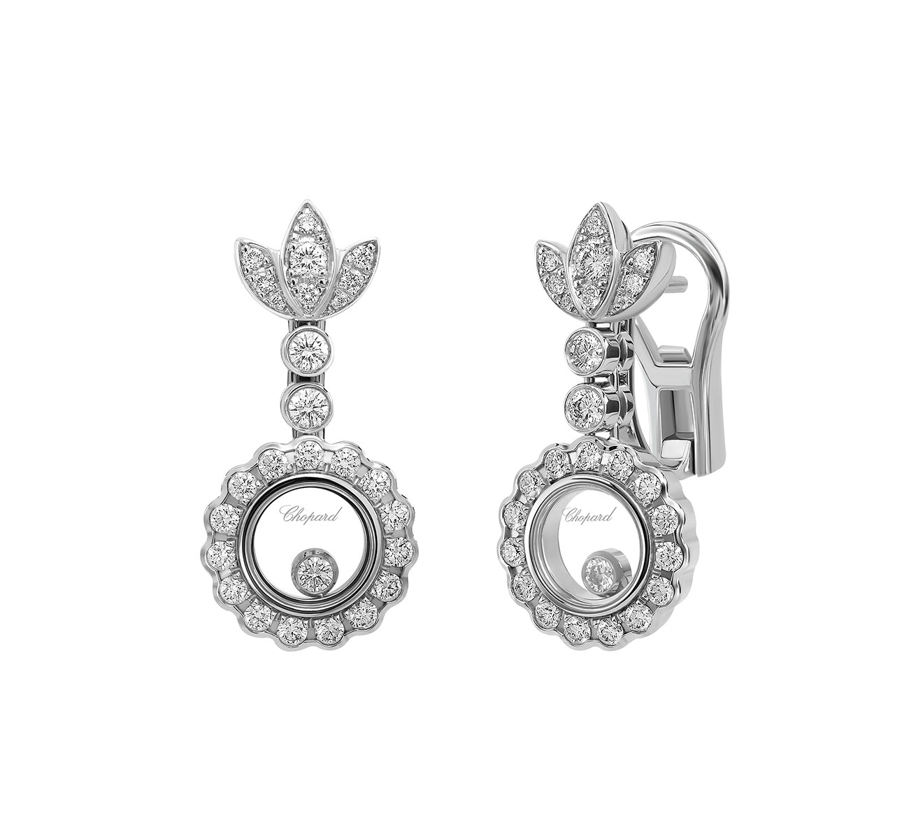 Серьги Icons Chopard Happy Diamonds 844267-1301 - фото 2 – Mercury