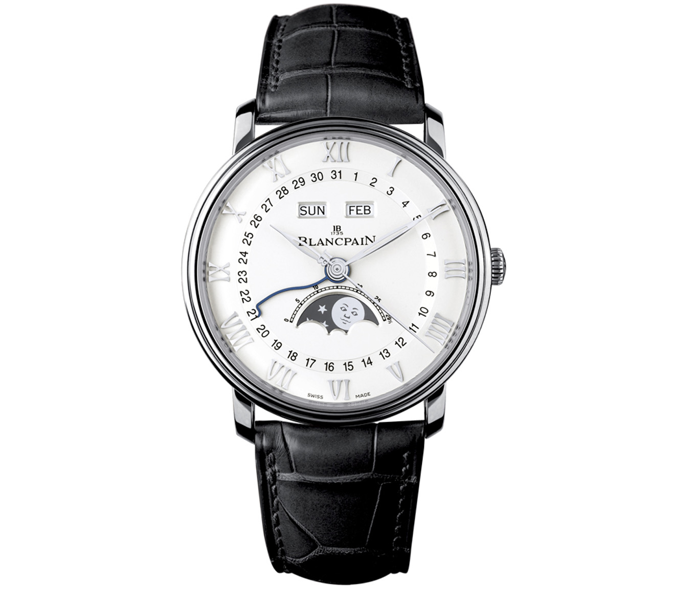 Часы Quantième Complet Blancpain Villeret 6654 1127 55B - фото 1 – Mercury