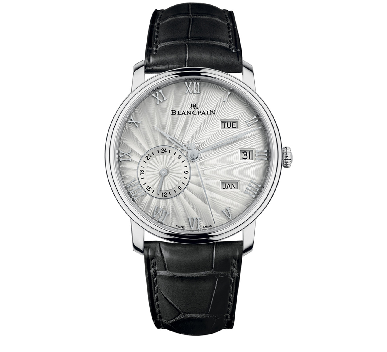 Часы Quantième Annuel GMT Blancpain Villeret 6670 1542 55B - фото 1 – Mercury