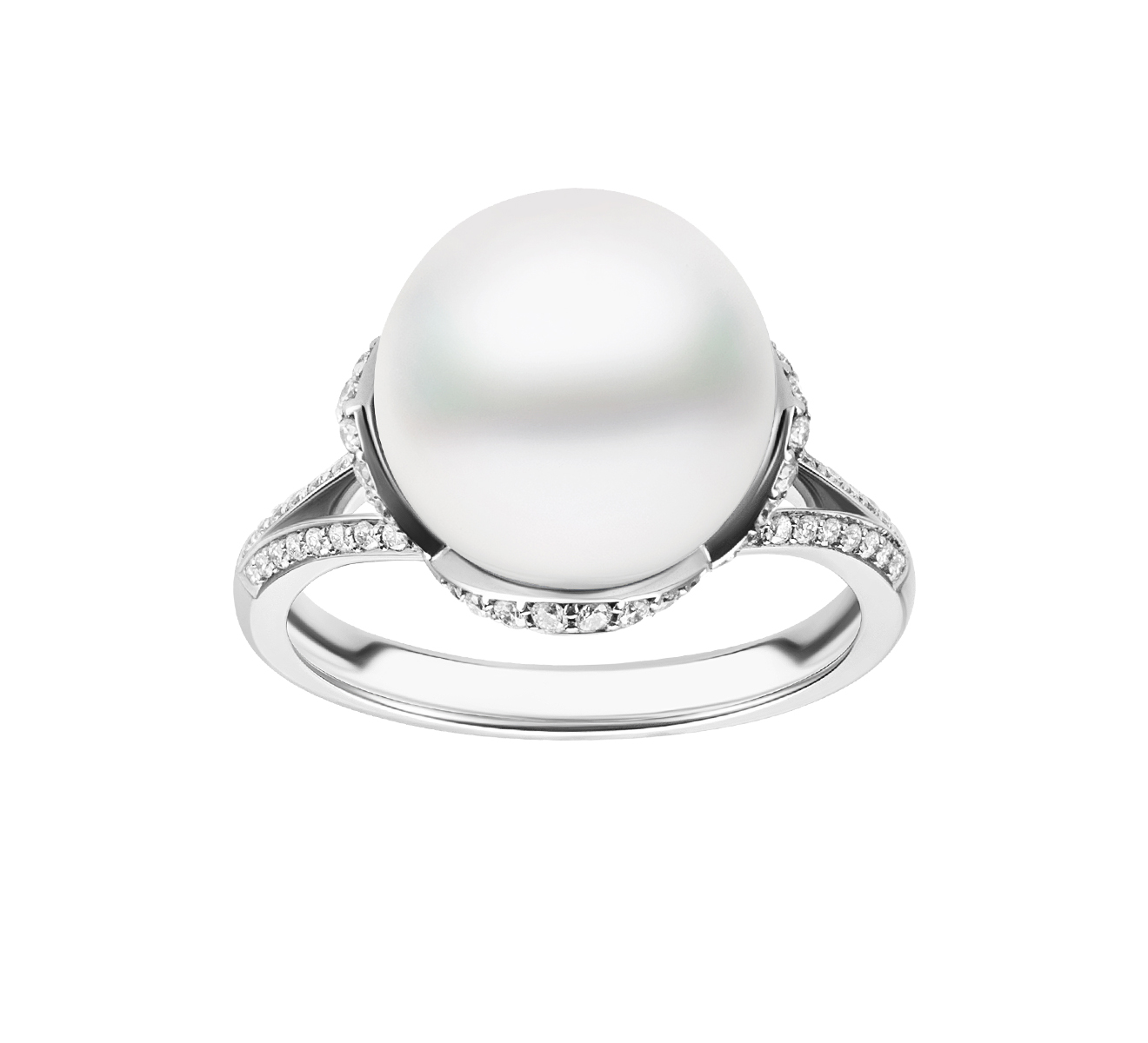 Кольцо Embrace MIKIMOTO Classic MRA 10199 NDXW - фото 2 – Mercury