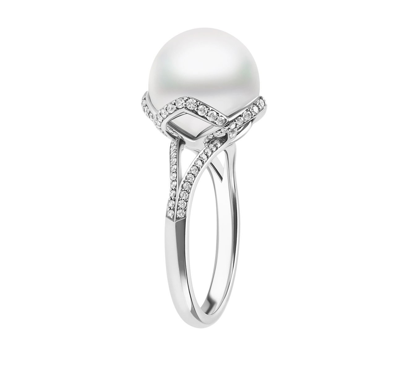 Кольцо Embrace MIKIMOTO Classic MRA 10199 NDXW - фото 3 – Mercury