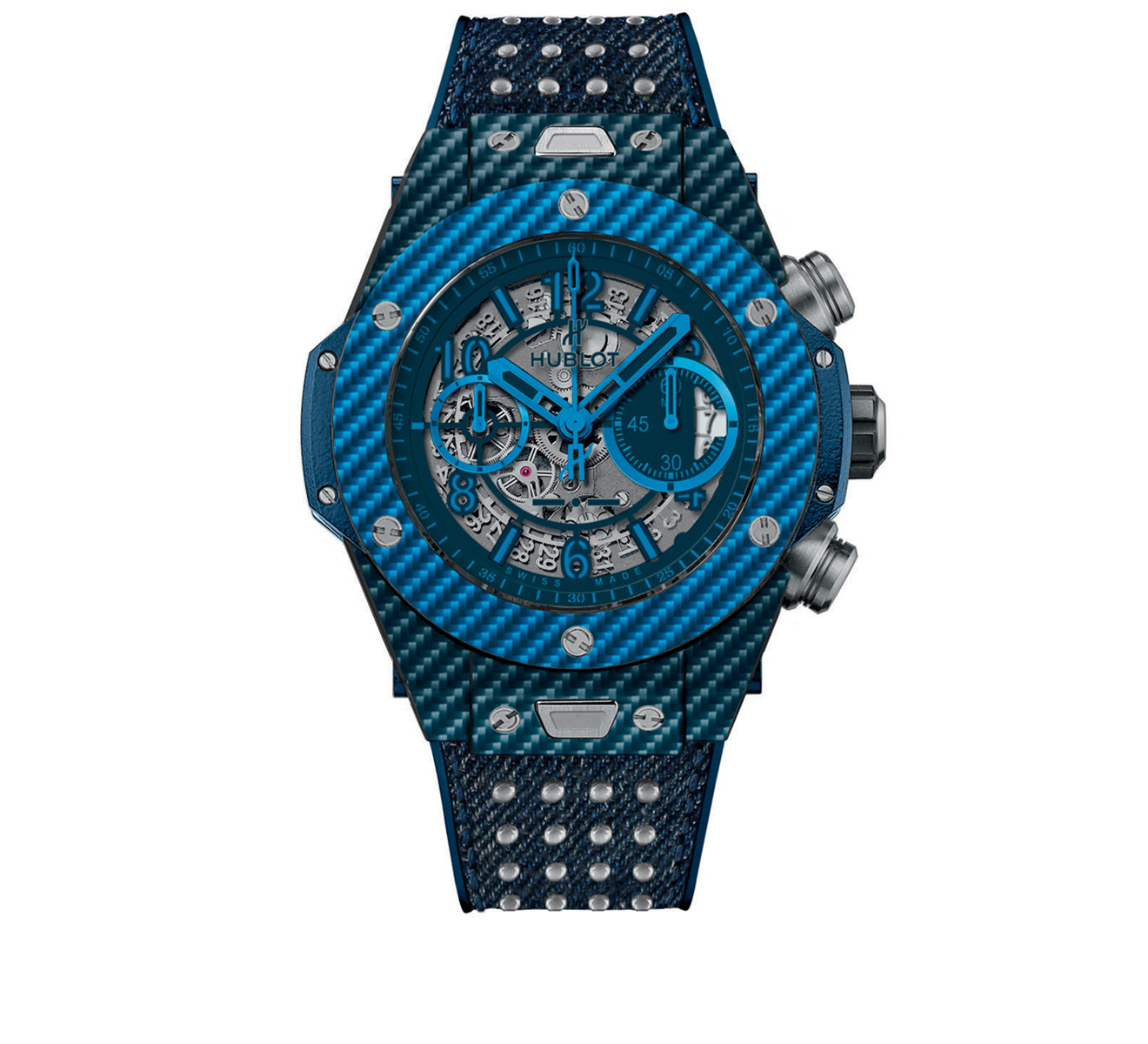 Часы Unico Italia Independent Blue HUBLOT Big Bang 411.YL.5190.NR.ITI15 - фото 1 – Mercury