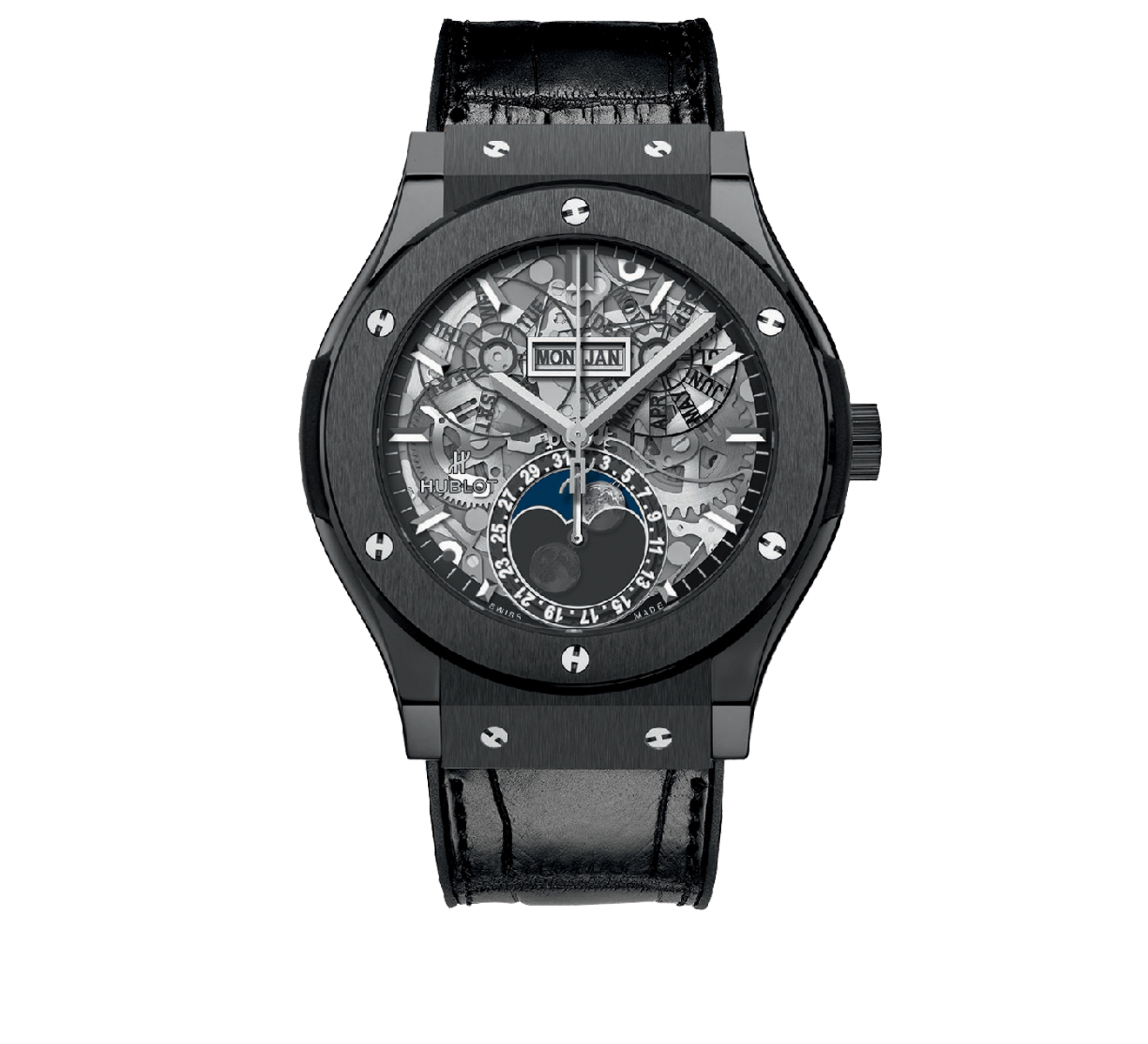 Часы Aerofusion Moonphase Ceramic HUBLOT Classic Fusion 517.CX.0170.LR - фото 1 – Mercury