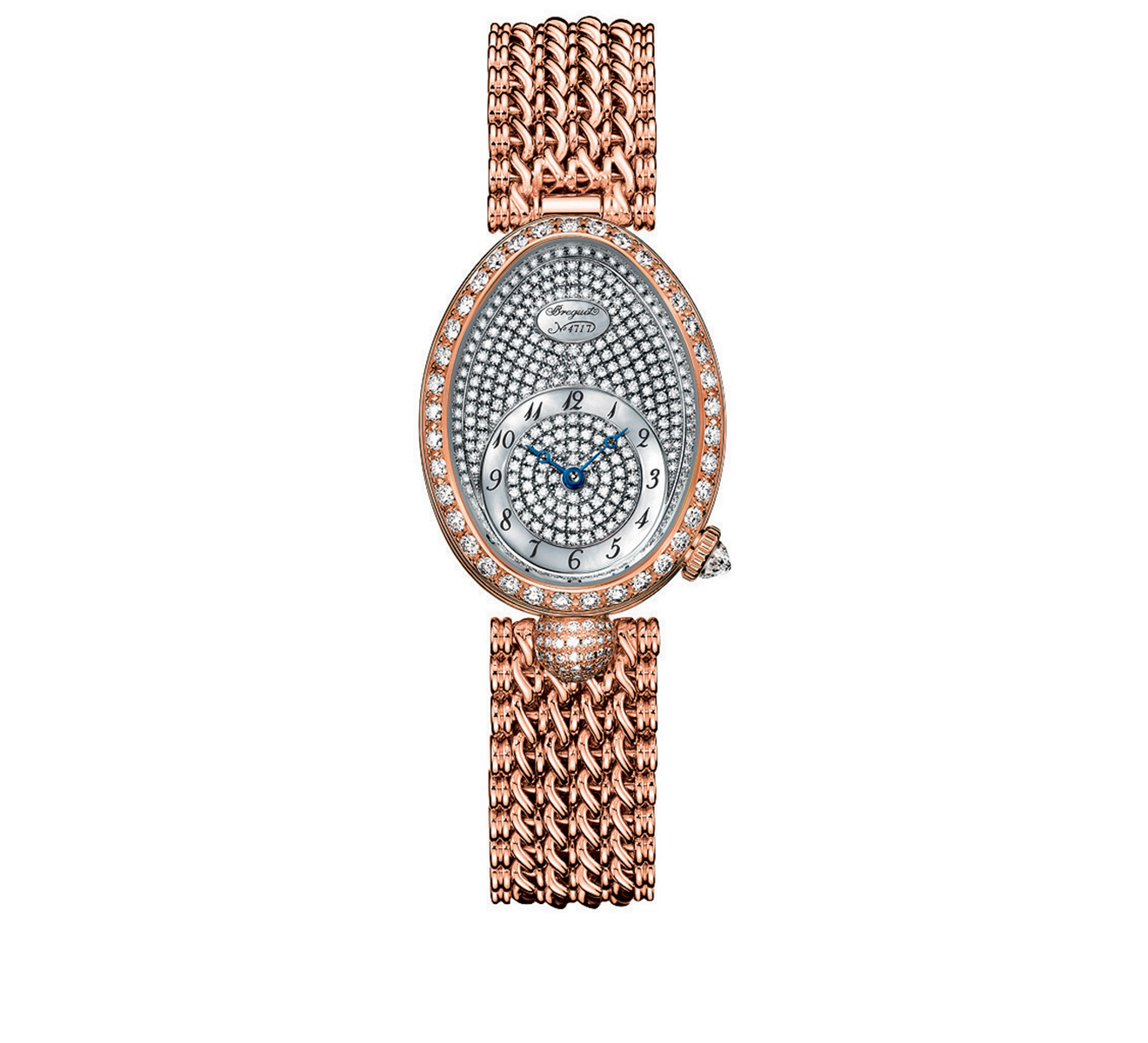 Часы Reine de Naples Diamonds Breguet Reine de Naples 8928BR 8D J20 DD00 - фото 1 – Mercury
