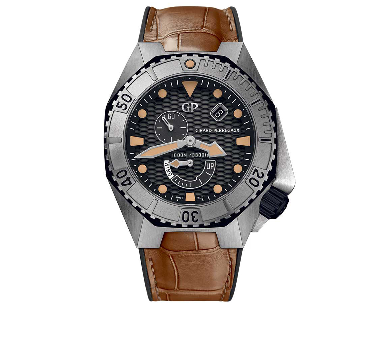 Часы Steel Grey GIRARD-PERREGAUX Sea Hawk 49960-11-636-BBBA - фото 1 – Mercury