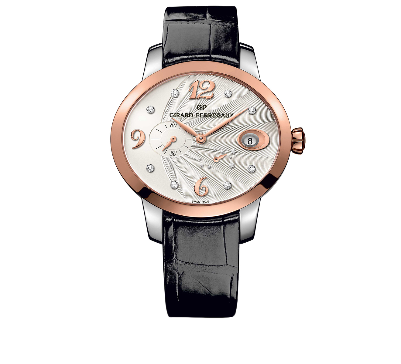 Часы Power Reserve Rose Gold GIRARD-PERREGAUX Cat's Eye 80486-56-162-CK6A - фото 1 – Mercury