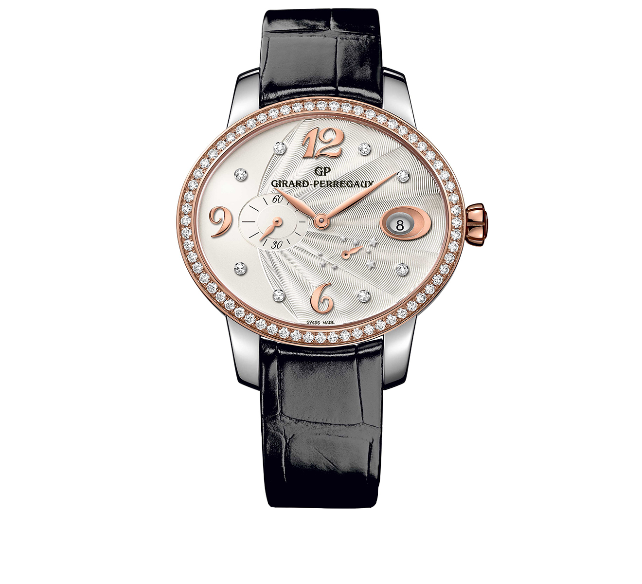 Часы Power Reserve Steel and Rose Gold GIRARD-PERREGAUX Cat's Eye 80486D56A162-CK6A - фото 1 – Mercury