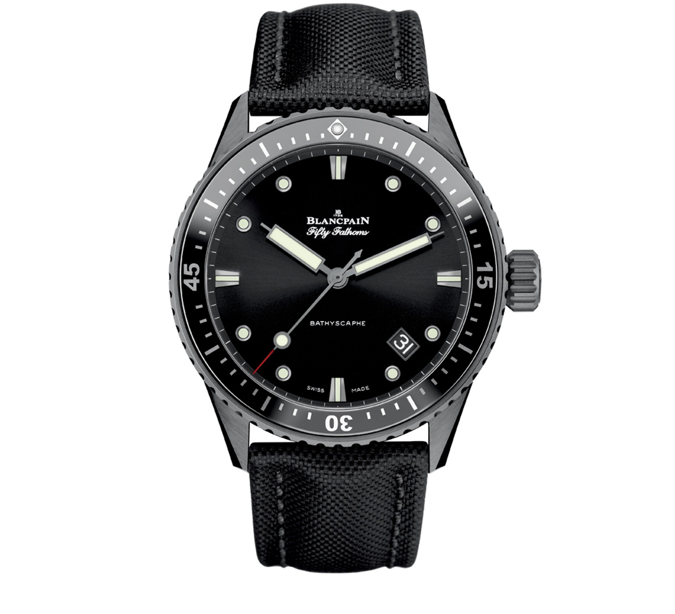 Часы Bathyscaphe Blancpain Fifty Fathoms 5000 0130 B52A - фото 1 – Mercury