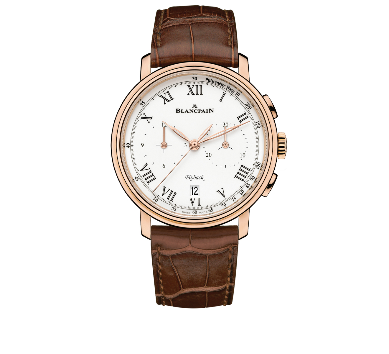 Часы Chronographe Flyback Pulsomètre Blancpain Villeret 6680F 3631 55B - фото 1 – Mercury