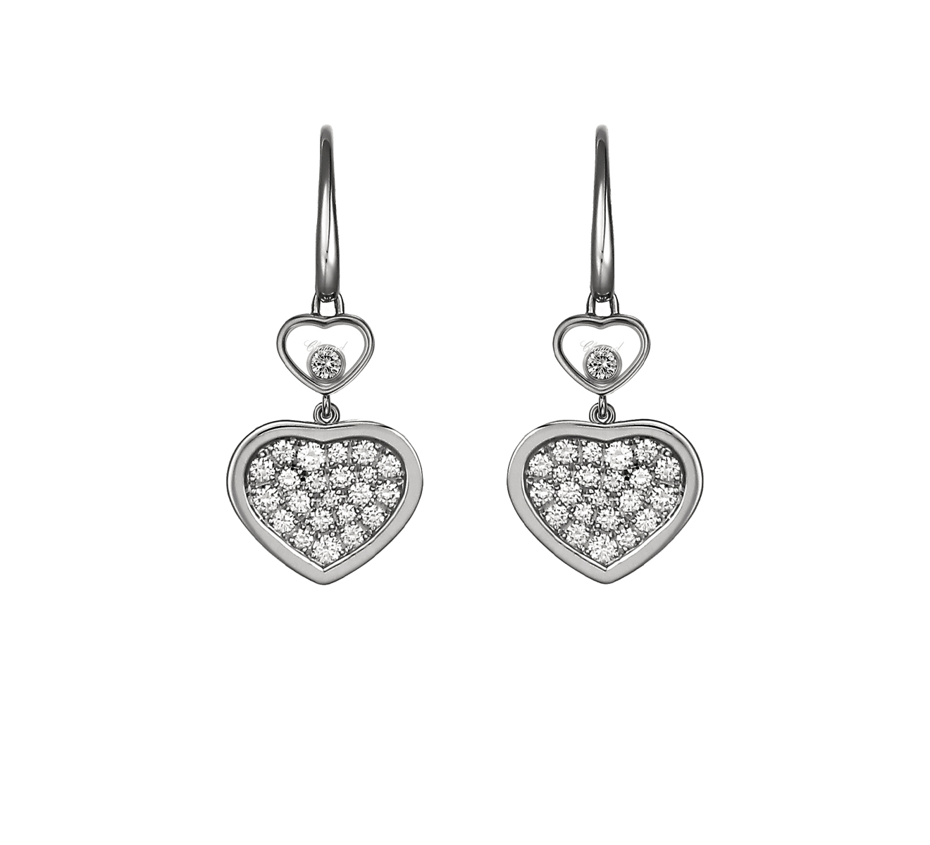 Серьги Chopard Happy Diamonds 837482-1009 - фото 1 – Mercury