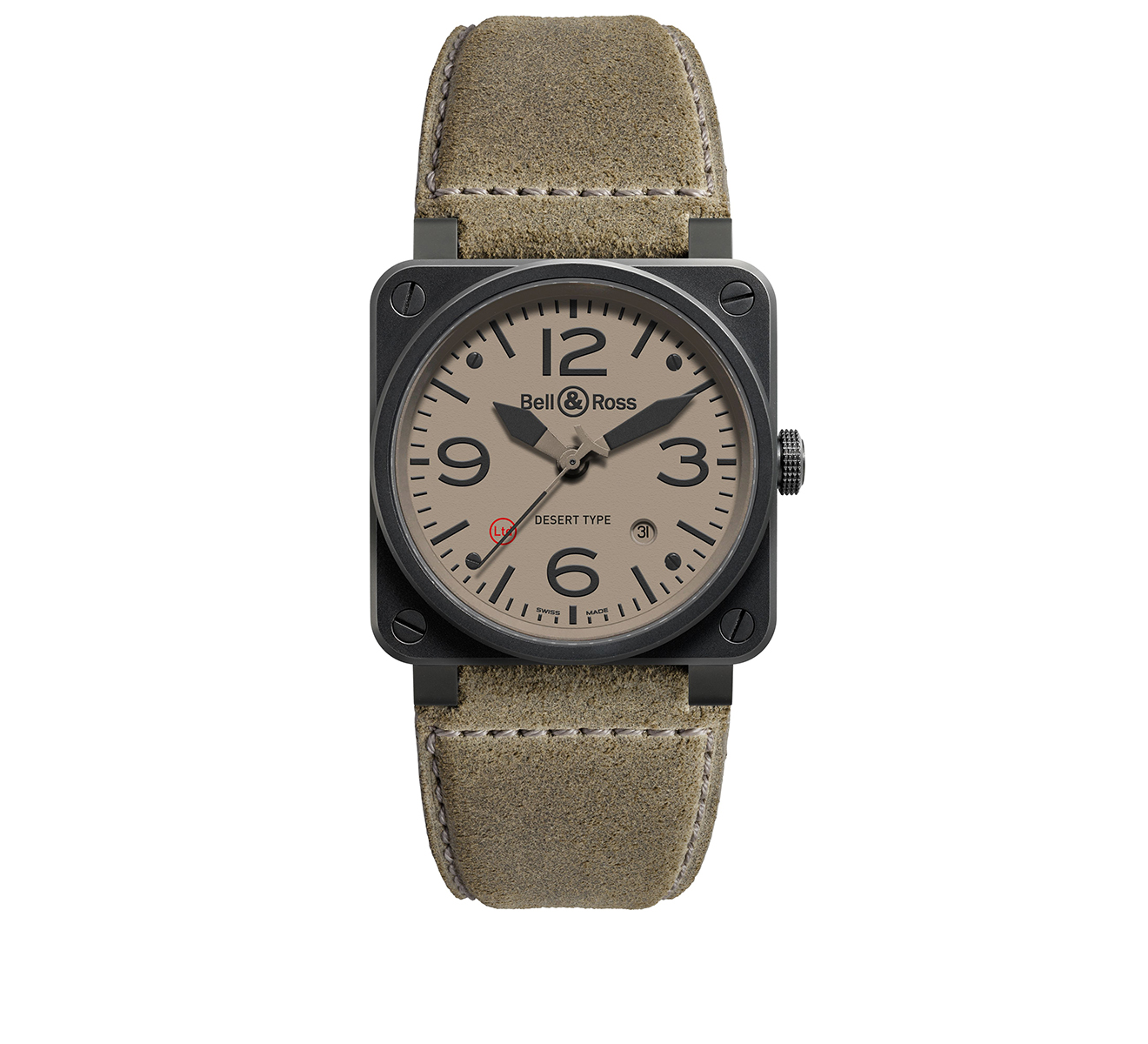 Часы Desert Type Bell&Ross BR 03 BR0392-DESERT-CA - фото 1 – Mercury