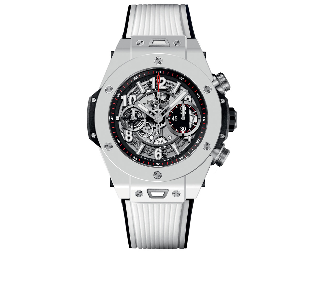 Часы Unico White Ceramic HUBLOT Big Bang 411.HX.1170.RX - фото 1 – Mercury