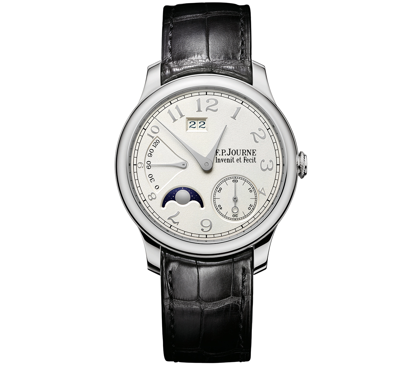 Часы Automatique Lune Platinum F.P.Journe Octa OCTA AUTOMATIQUE LUNE/PT/SILVER GOLD NUMERALS - фото 1 – Mercury