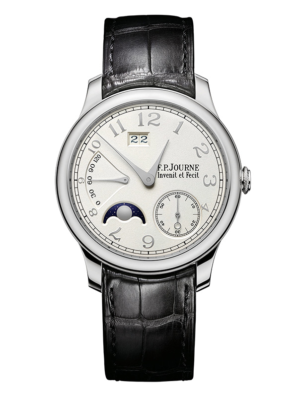 OCTA AUTOMATIQUE LUNE/PT/SILVER GOLD NUMERALS