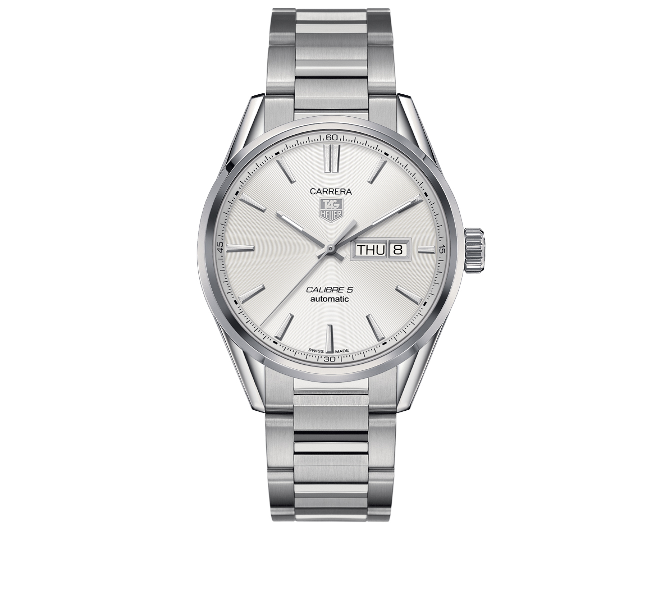 Часы Calibre 5 Day-Date TAG Heuer Carrera WAR201B.BA0723 - фото 1 – Mercury