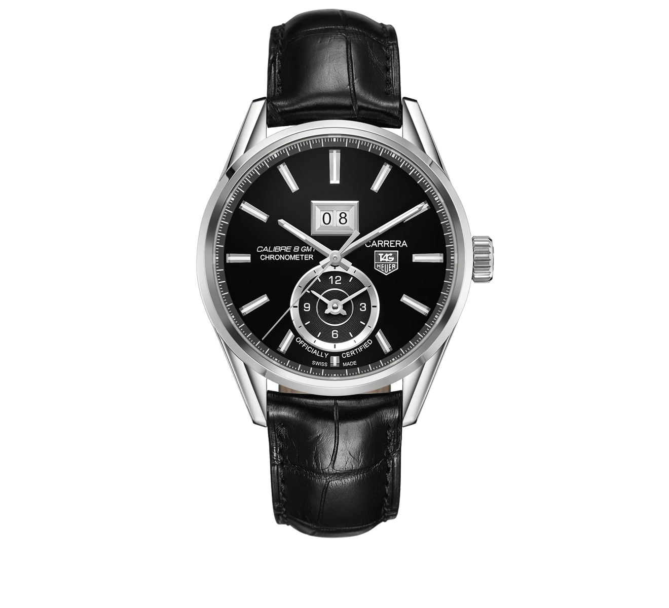 Часы Calibre 8 GMT TAG Heuer Carrera WAR5010.FC6266 - фото 1 – Mercury