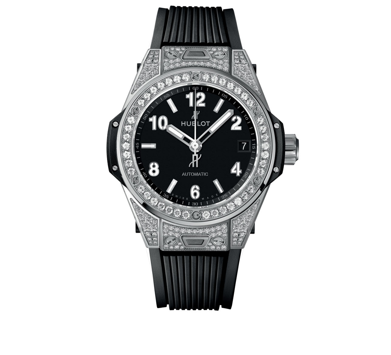 Часы One Click Steel Pave HUBLOT Big Bang 465.SX.1170.RX.1604 - фото 1 – Mercury