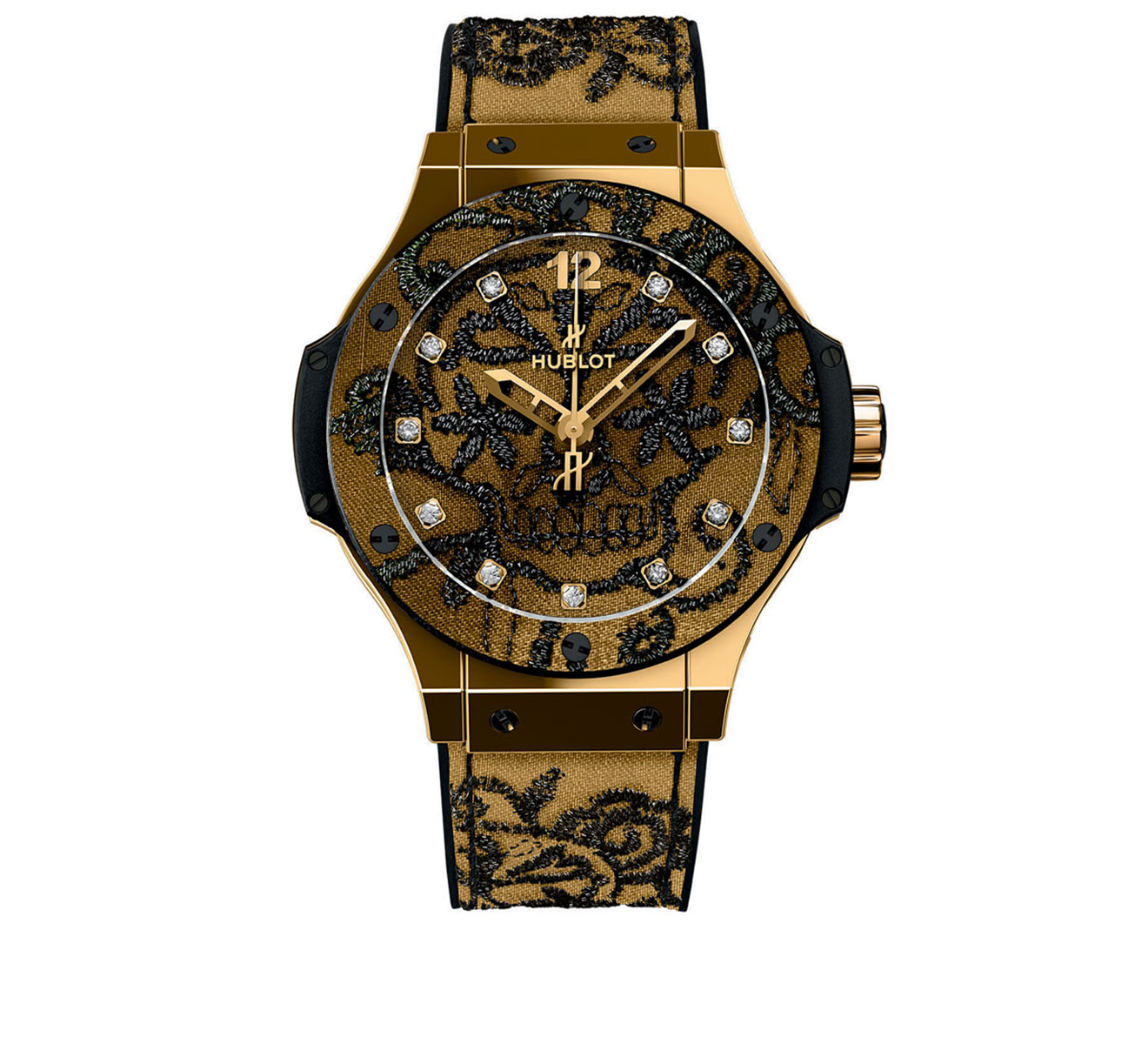 Часы Broderie Yellow Gold HUBLOT Big Bang 343.VX.6580.NR.BSK16 - фото 1 – Mercury