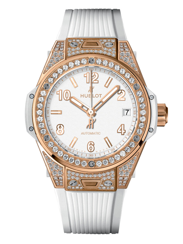 Часы One Click King Gold White Pave