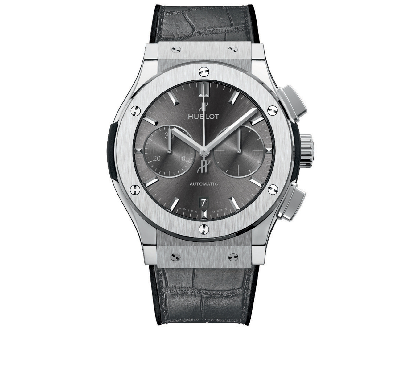 Часы Racing Grey Chronograph Titanium HUBLOT Classic Fusion 521.NX.7071.LR - фото 1 – Mercury