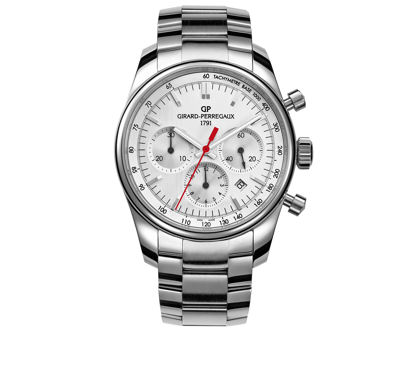 Часы Stradale Steel Silver GIRARD-PERREGAUX Competizione 49590-11-111-11A - фото 1 – Mercury