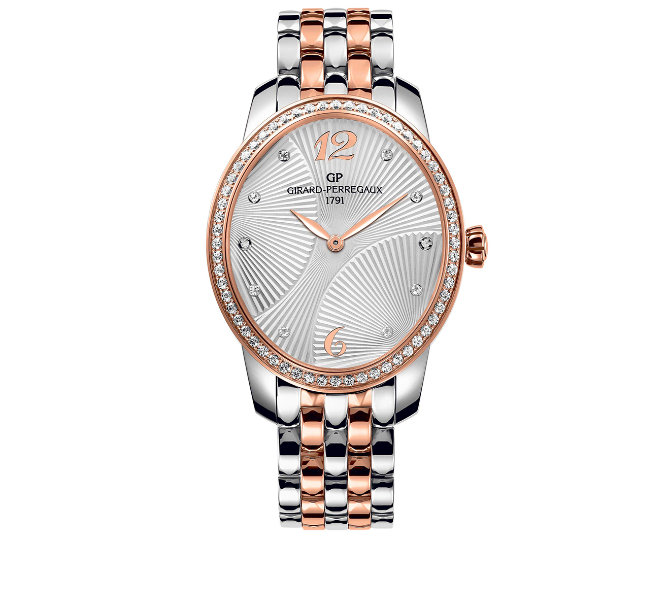 Часы Majestic Steel and Rose Gold GIRARD-PERREGAUX Cat's Eye 80493D56A162-56A - фото 1 – Mercury