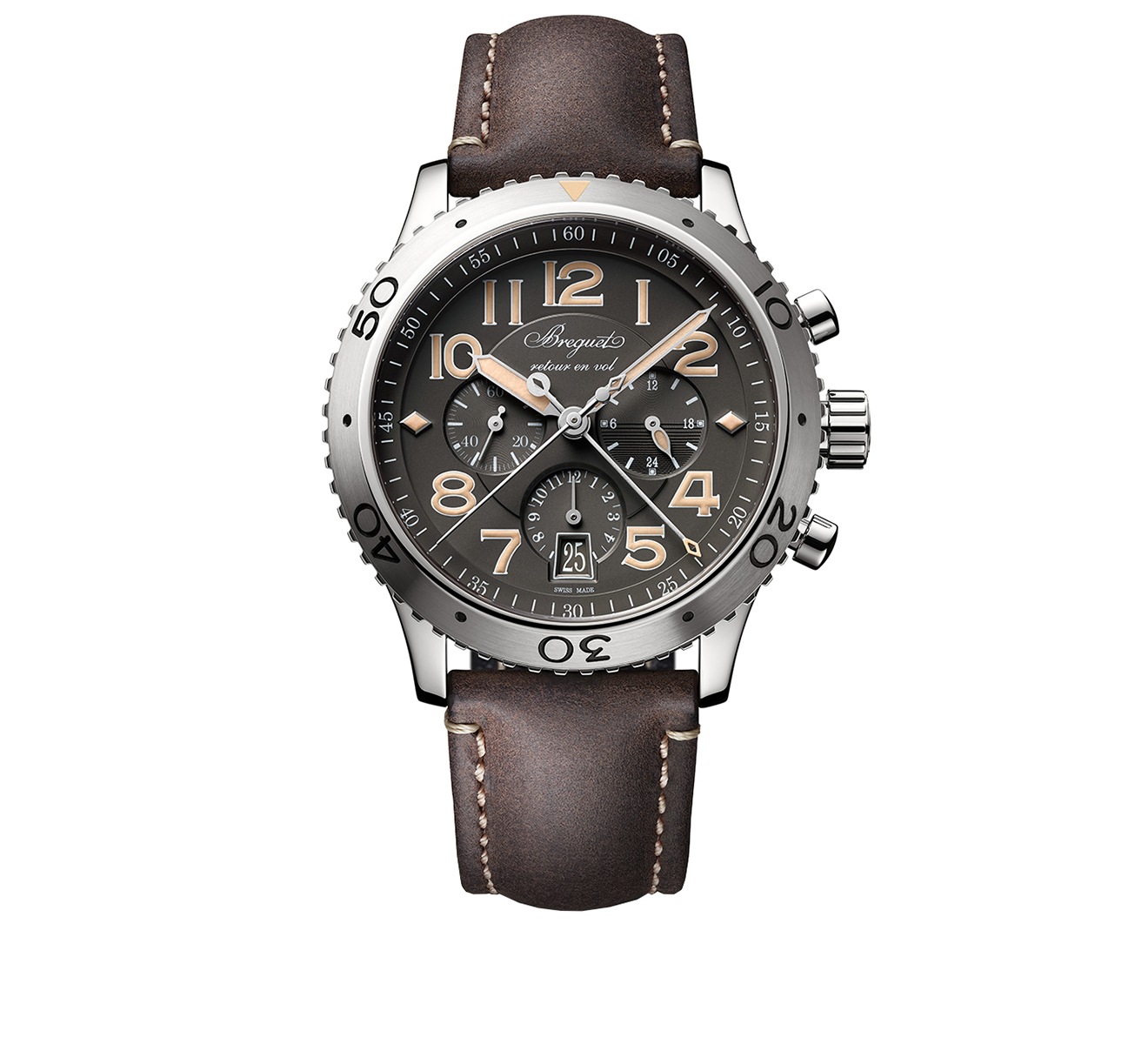 Часы Type XXI Flyback Chronograph Breguet Type XX-XXI-XXII 3817ST X2 3ZU - фото 1 – Mercury