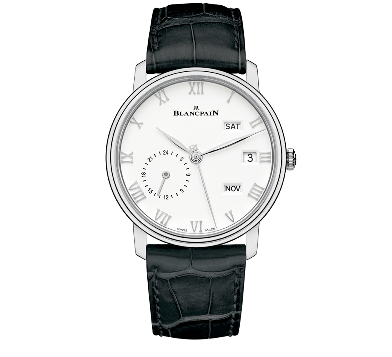 Часы Quantième Annuel GMT Blancpain Villeret 6670 1127 55B - фото 1 – Mercury