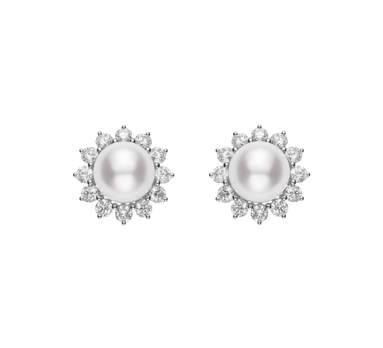 Серьги MIKIMOTO Classic MEA 10235 ADXW - фото 1 – Mercury