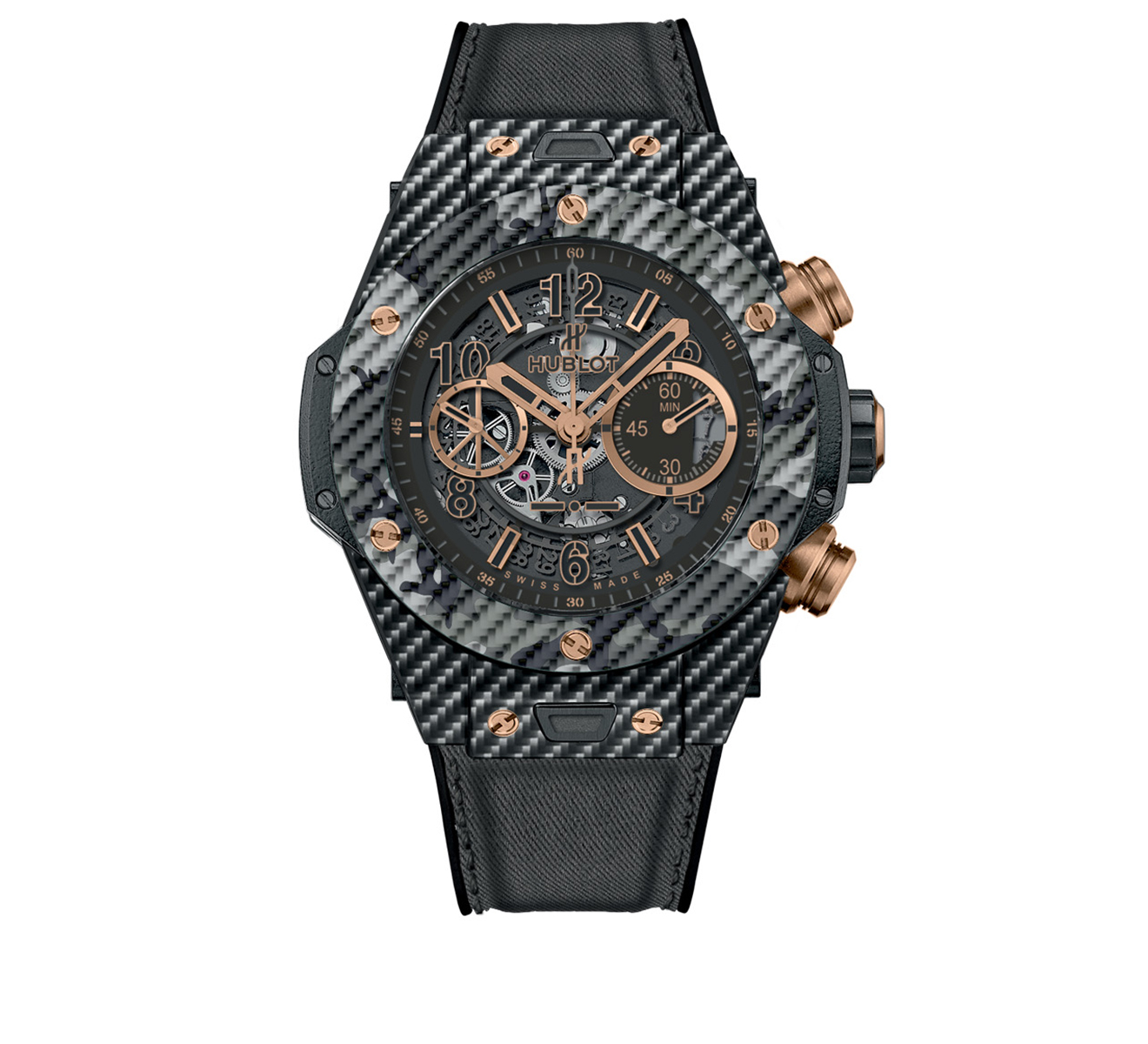 Часы Unico Italia Independent Black Camo HUBLOT Big Bang 411.YT.1198.NR.ITI16 - фото 1 – Mercury