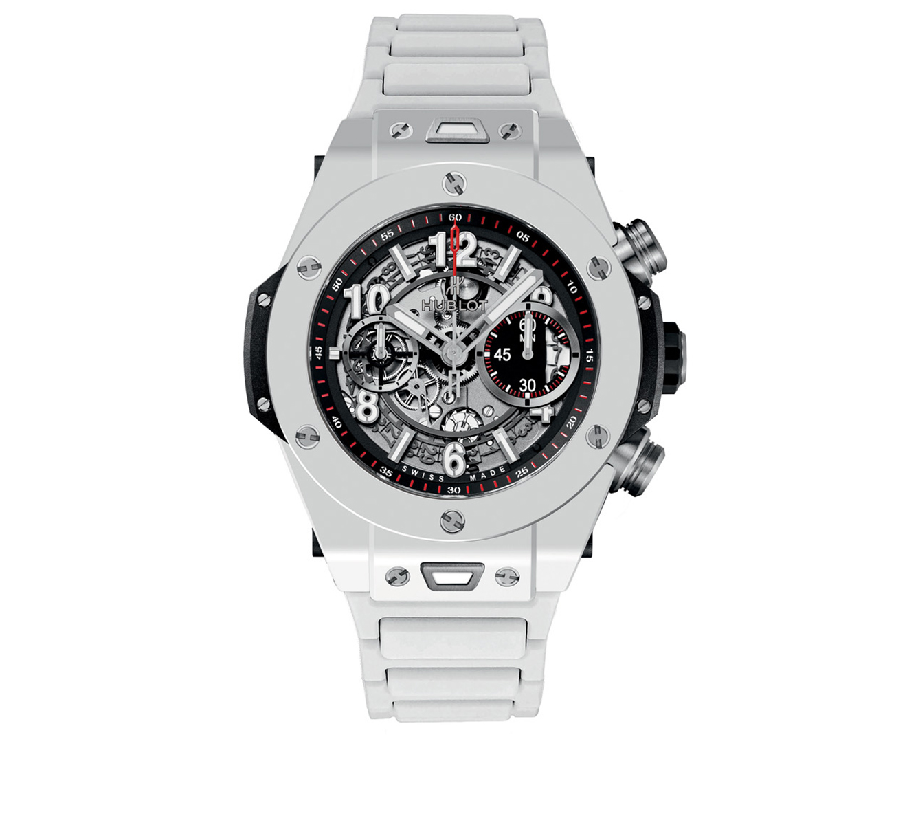 Часы Unico White Ceramic Bracelet HUBLOT Big Bang 411.HX.1170.HX - фото 1 – Mercury