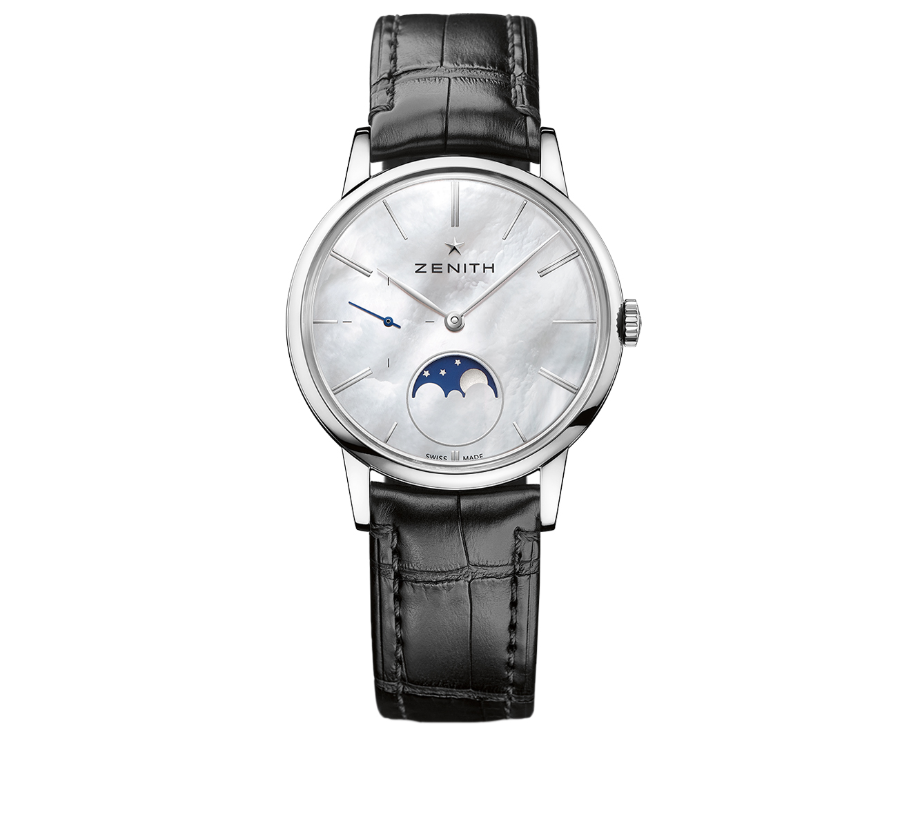 Часы Ultra Thin Lady Moonphase ZENITH Elite 03.2320.692/80.C714 - фото 1 – Mercury