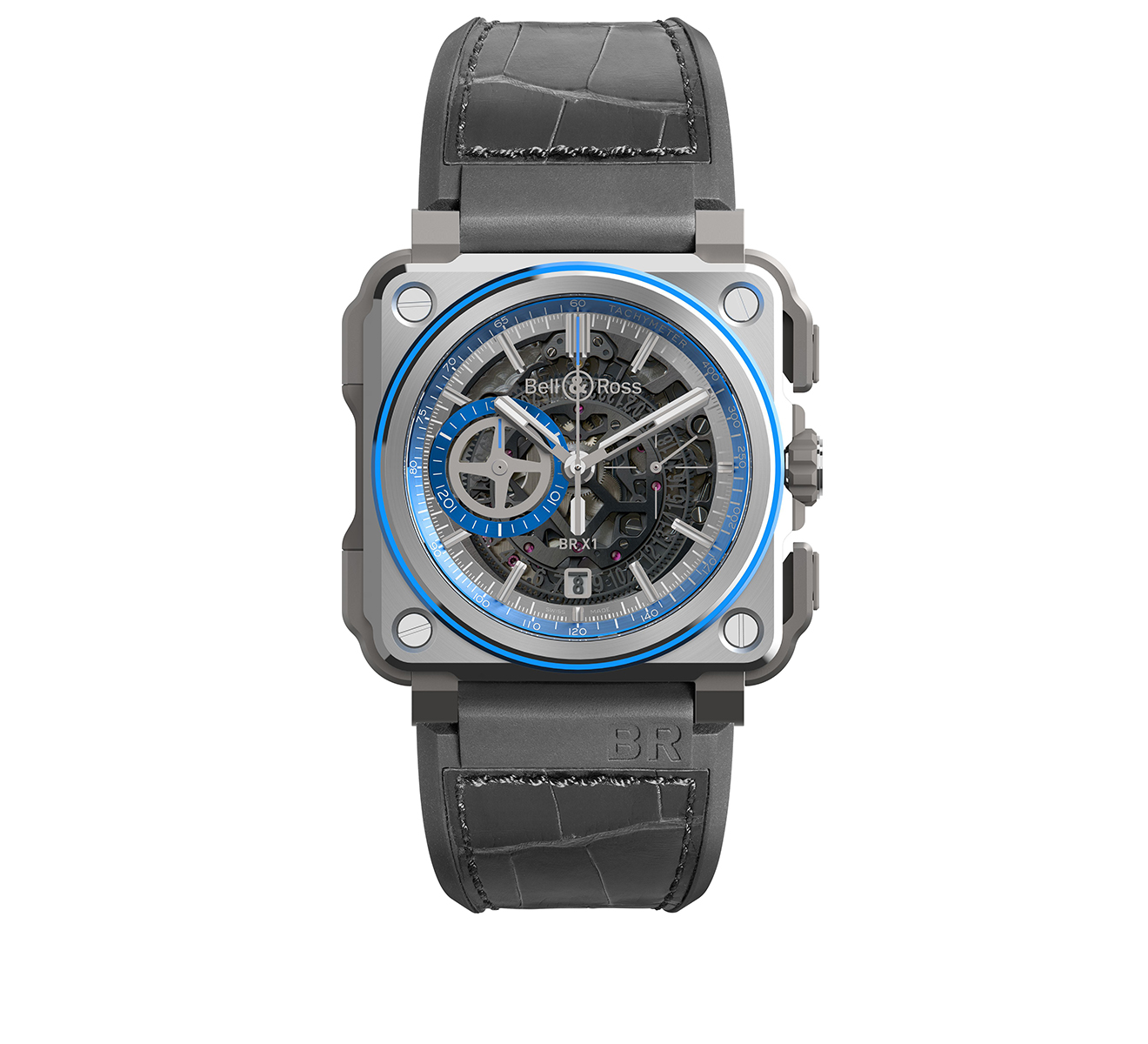 Часы Hyperstellar Bell&Ross BR-X1 BRX1-AL-TI-BLU - фото 1 – Mercury