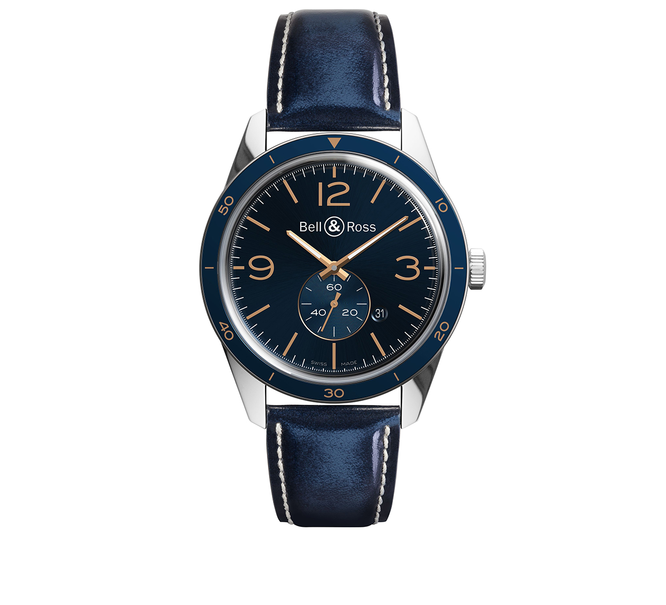 Часы Aeronavale Bell&Ross Vintage BRV123-BLU-ST/SCR - фото 1 – Mercury