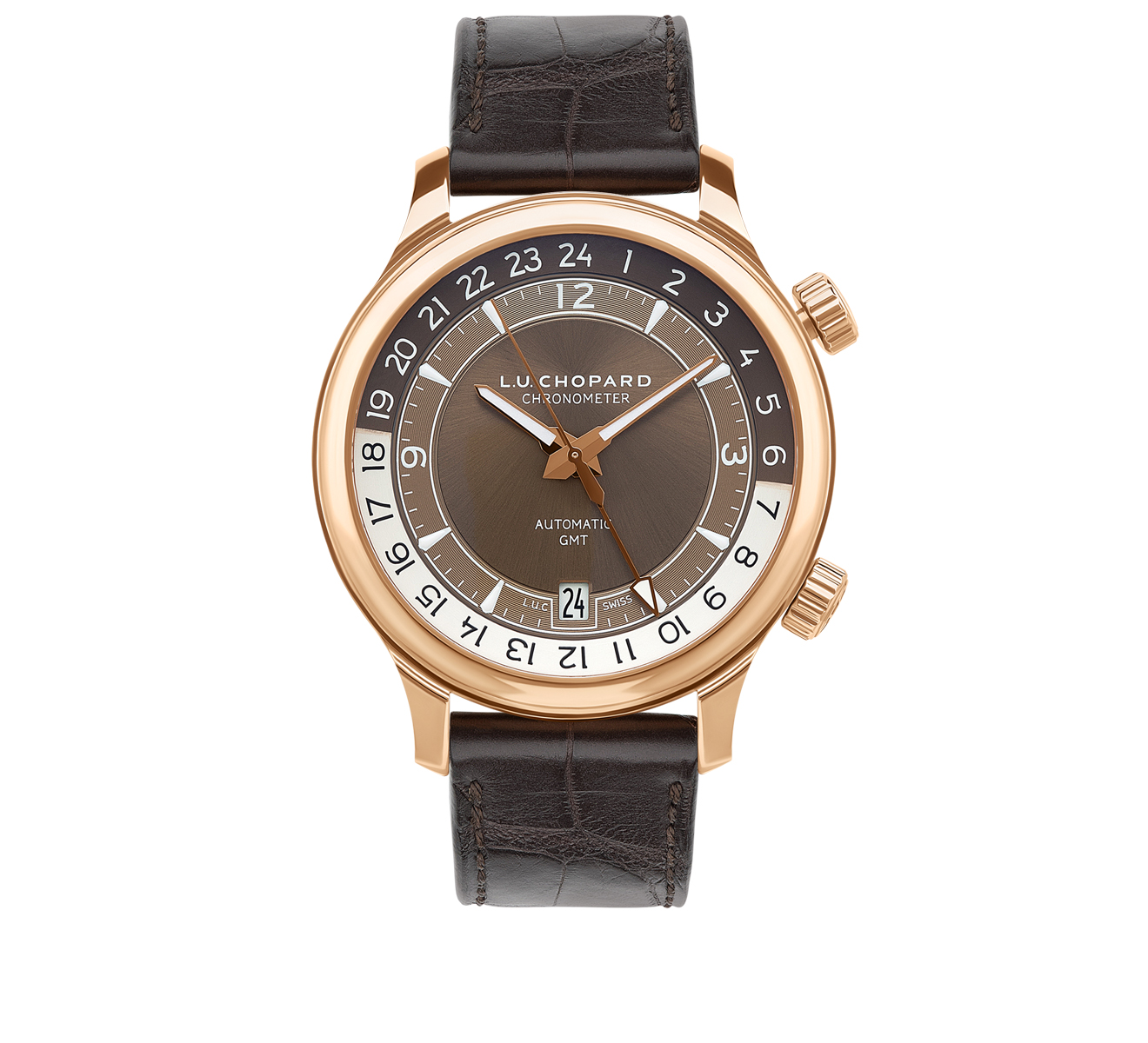 Часы GMT One Chopard L.U.C Elegance 161943-5001 - фото 1 – Mercury