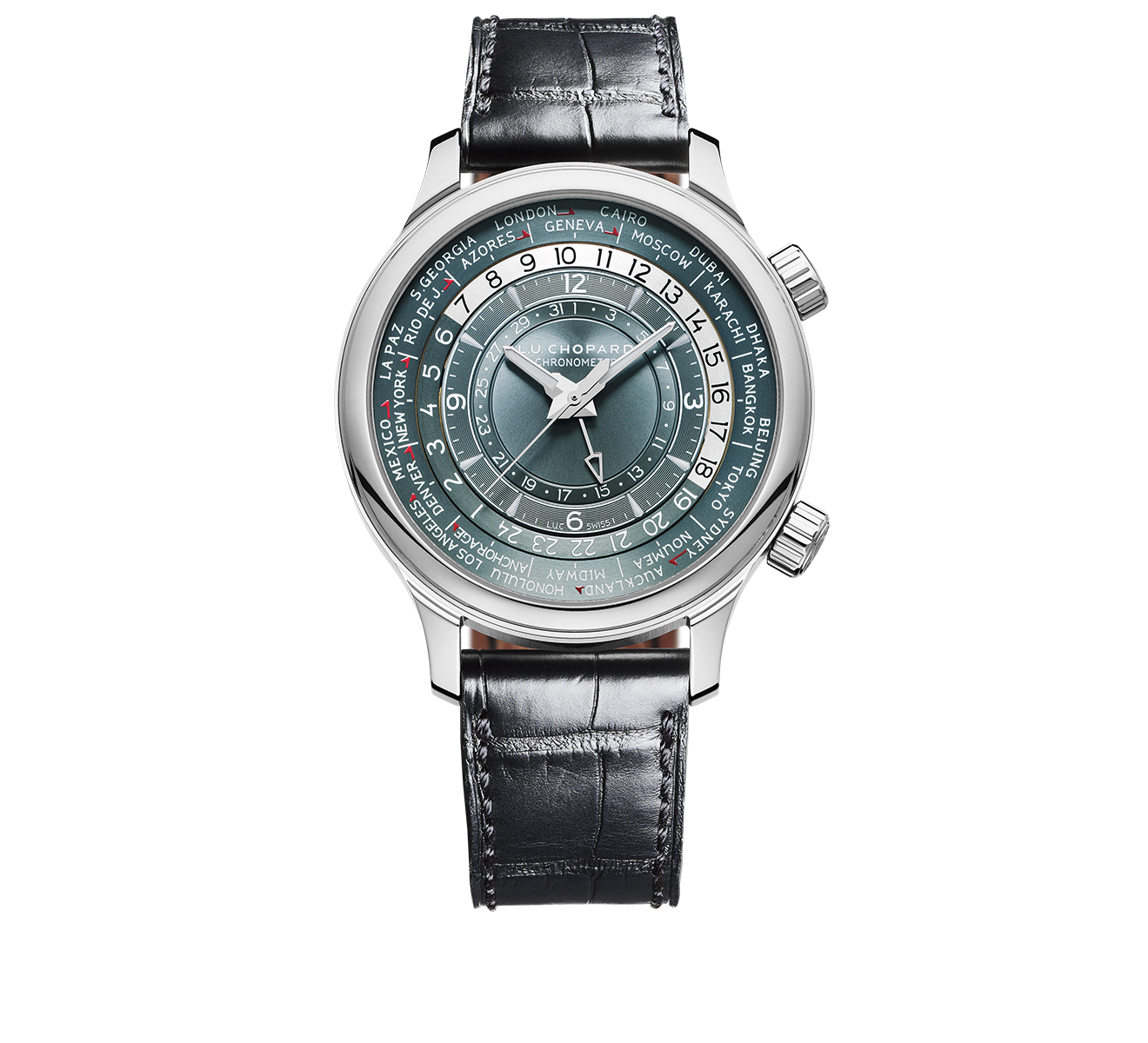 Часы Time Traveler Chopard L.U.C Complications 161942-9001 - фото 1 – Mercury