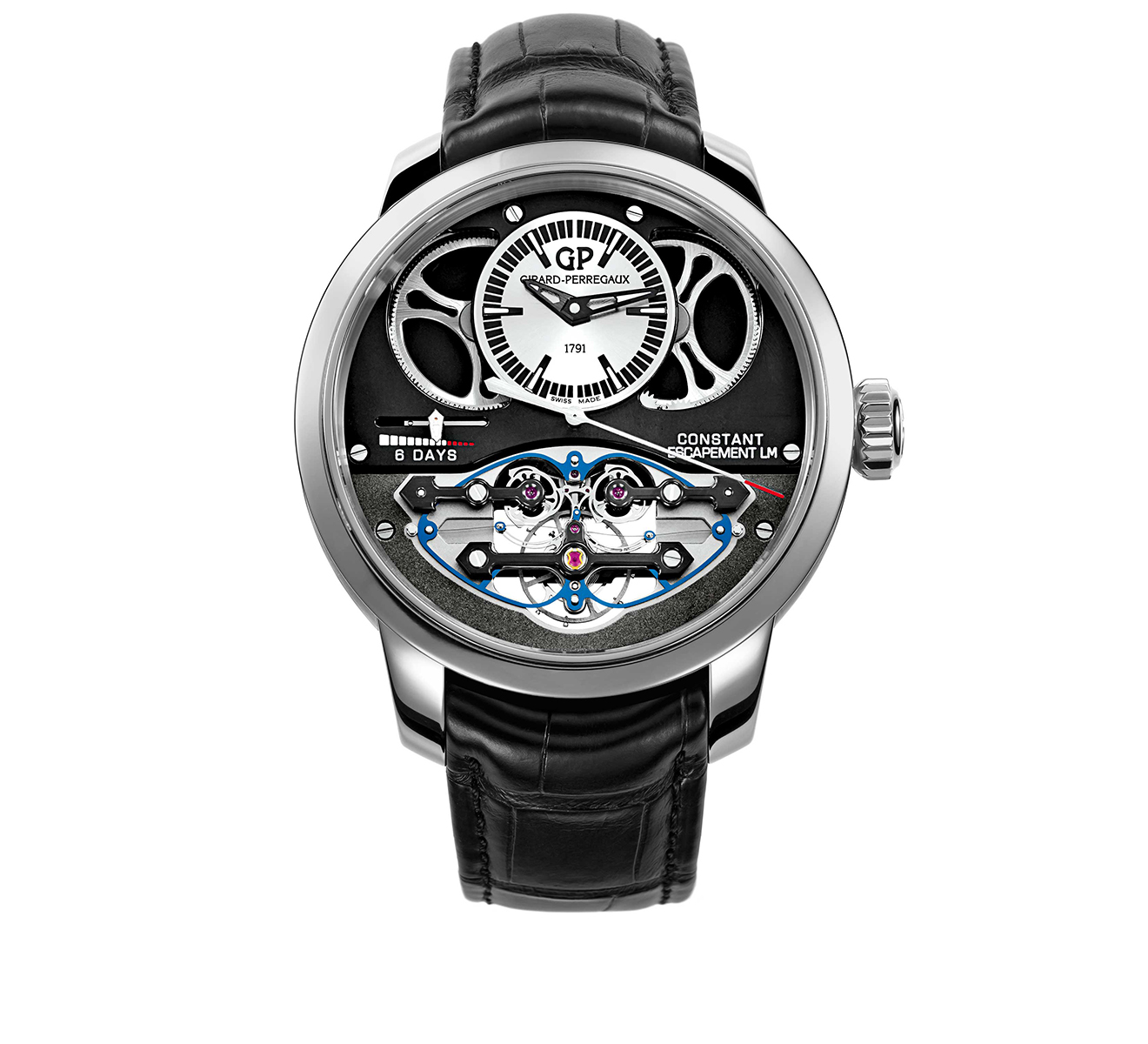 Часы Constant Escapement GIRARD-PERREGAUX Haute Horlogerie 93505-21-631-BA6E - фото 1 – Mercury