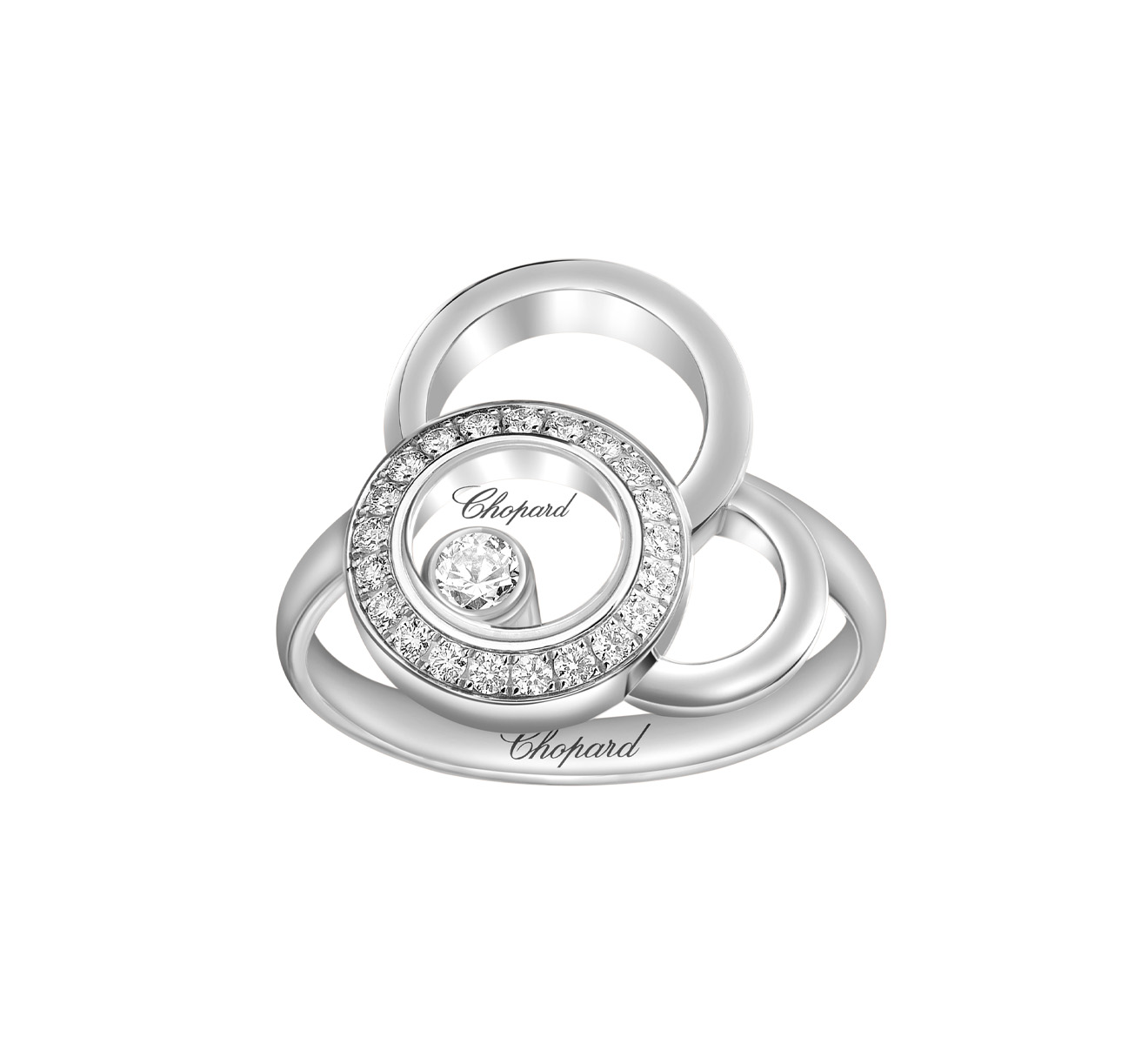 Кольцо Happy Dreams Chopard Happy Diamonds 829769-1010 - фото 2 – Mercury