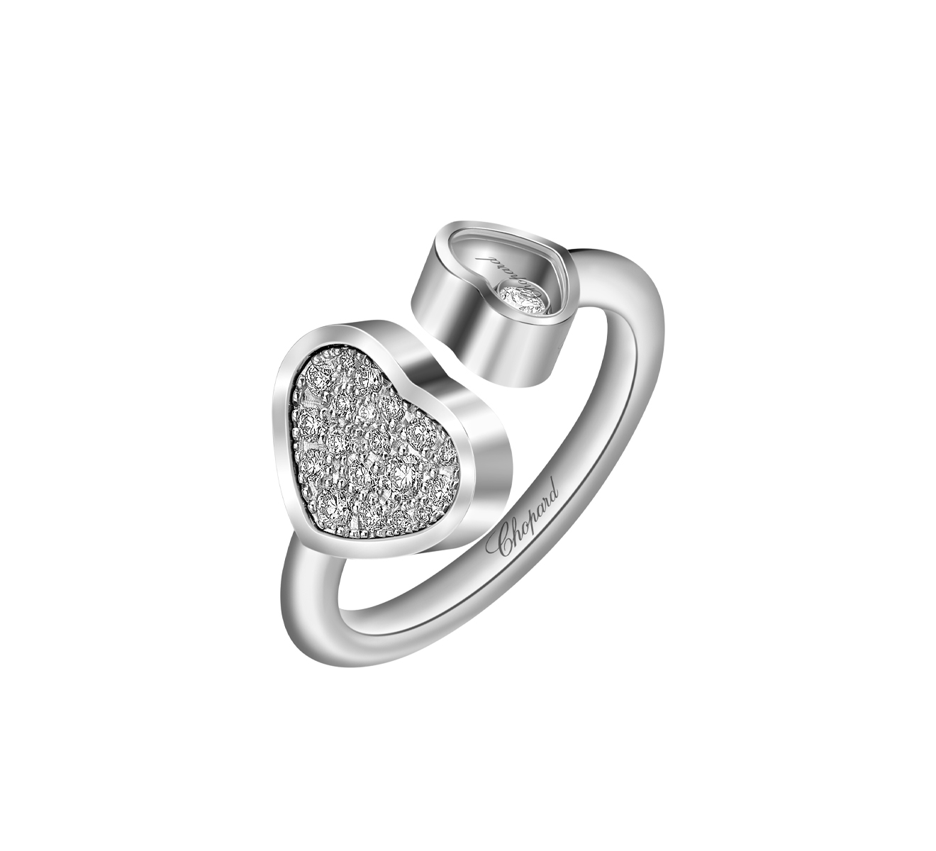 Кольцо Happy Hearts Chopard Happy Diamonds 829482-1910 - фото 1 – Mercury